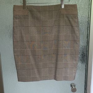 The Limited plaid skirt